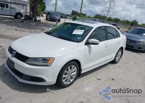2012 Volkswagen Jetta 2.5L Se из США, поврежденный, VIN 3VWBP7AJ7CM376696